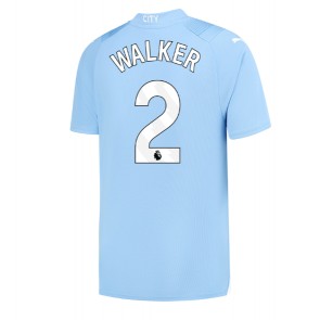 Manchester City Kyle Walker #2 Domaci Dres 2023-24 Kratak Rukavima